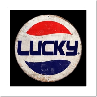 LUCKY or PEPSI Posters and Art